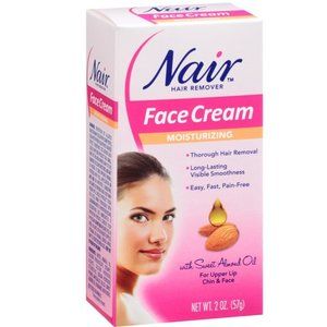 Nair Hair Remover Face Cream 2 Ounce (59ml) (6 Pack)